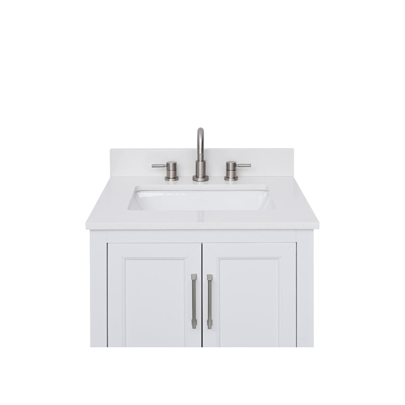 25'' W Single Vanity Top, Everest White