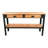ALL WOOD SOFA TABLE WITH 2 DRAWERS AND BEAR PULLS