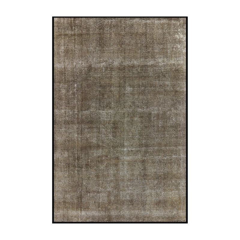 Tapis brun à motif oriental, Rectangle 2 pi x 3 pi