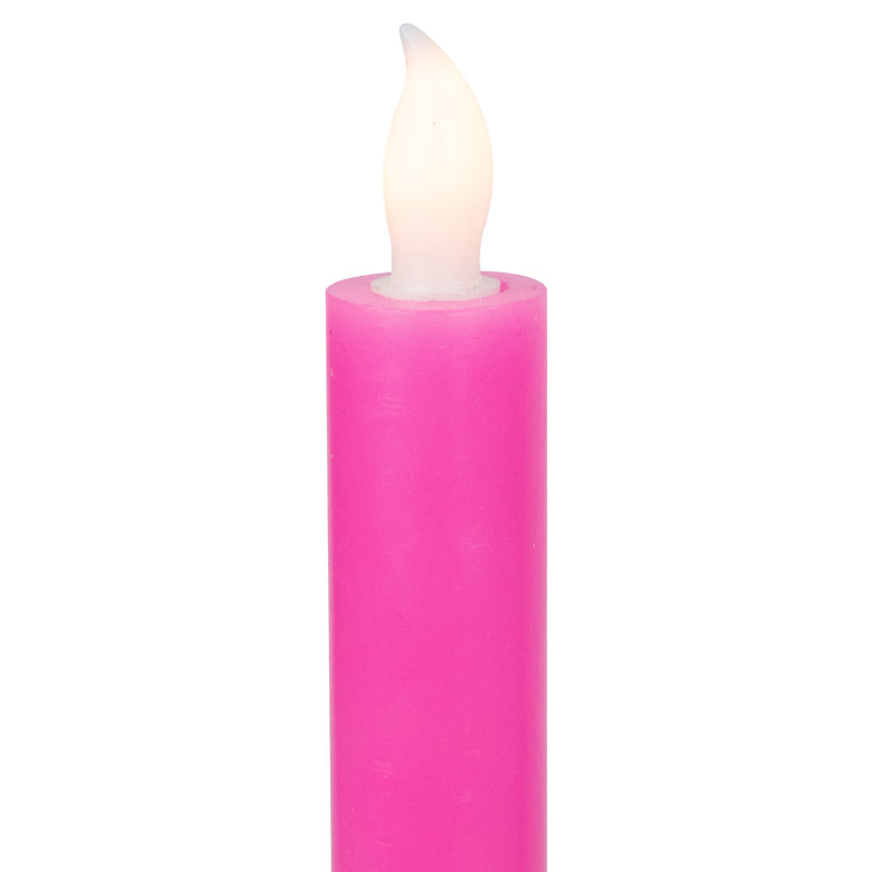 Bougie sans flamme et sans parfum, Mauve / rose