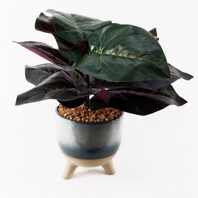 35cm Faux Plant in Ceramic Pot