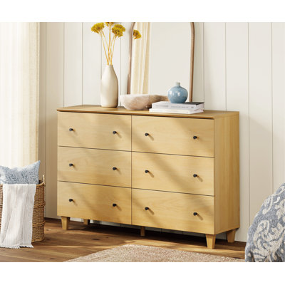 Commode pour enfants avec 6 tiroirs Lysiane