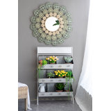 Kieger 29.9'' W Metal Storage Rack