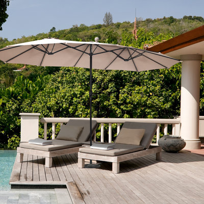Sermin 15' Rectangular Market Umbrella