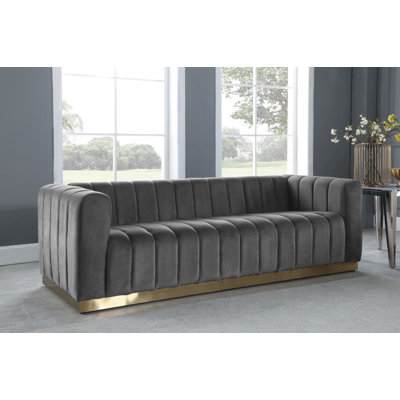 Tyneside 86.5'' Velvet Sofa