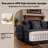 Boneless 110" Cloud Modular Sectional Sofa with 2 Ottomans | Modern Minimalist Upholstered U-Shaped Couch | Deep-Seat Corner Sofa for Living Room | No Assembly Required-678345093