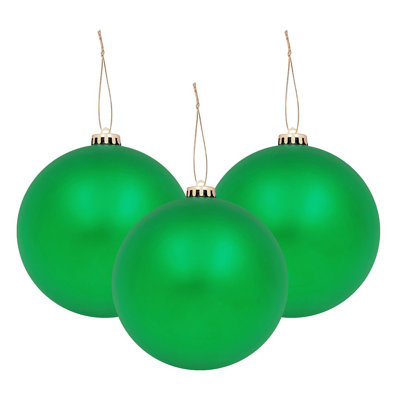 15cm Solid Colour Shatterproof Ball Ornament