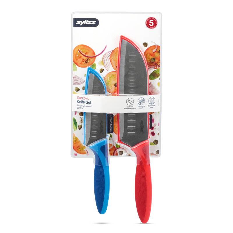 Zyliss 2 Piece Santoku Value Knife Set