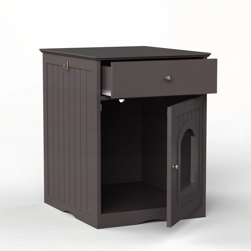 Table de chevet Cat Home, Brun