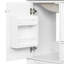 Meuble-lavabo 24 po avec lavabo et tiroirs, meuble-lavabo autoportant avec plateau en céramique et tablettes de rangement