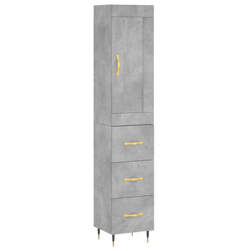 Muthiani 34.5cm Sideboard, Concrete Grey