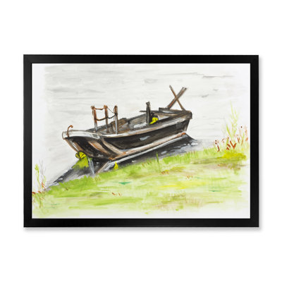 Petit bateau par The Green Shore - reproduction sur toile