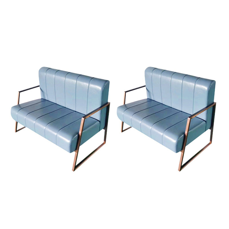 Banc rembourré en similicuir Western Cafe