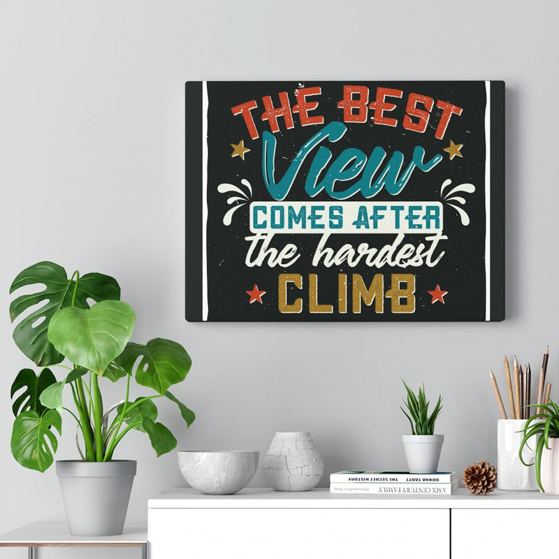 Best View 1 Piece Wrapped Canvas Wall Art, 46cm H x 61cm W
