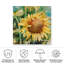 Toile d'extérieur Barnes Annelein Beukenkamp «Sunflower Centered»-87944966