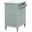 Meuble-lavabo 24 po avec lavabo, meuble-lavabo avec un tiroir rabattable et deux tiroirs, tablette réglable, bois massif et panneau de fibres à densité moyenne, vert