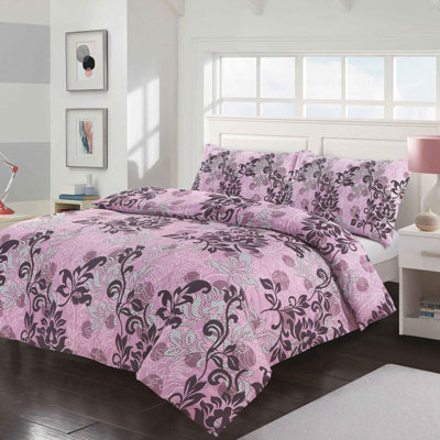 Amelia Floral Reversible Duvet Cover Set