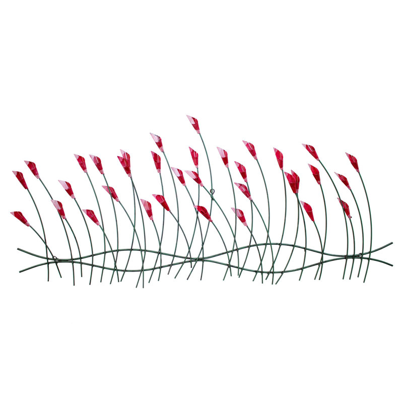 Plants & Flowers Handcrafted Metal Wall Decoration 