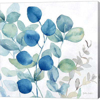 " Eucalyptus Leaves Navy I " by Cynthia Coulter