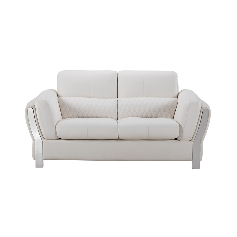 Henke 71'' Faux Leather Loveseat