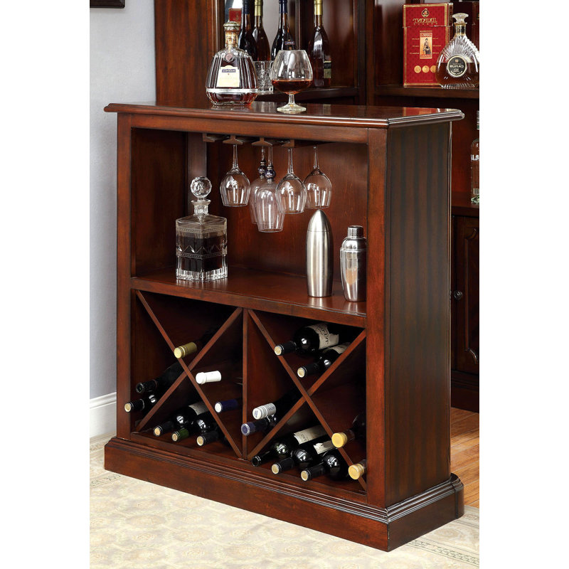Table de bar l 39,4 po, cerisier foncé