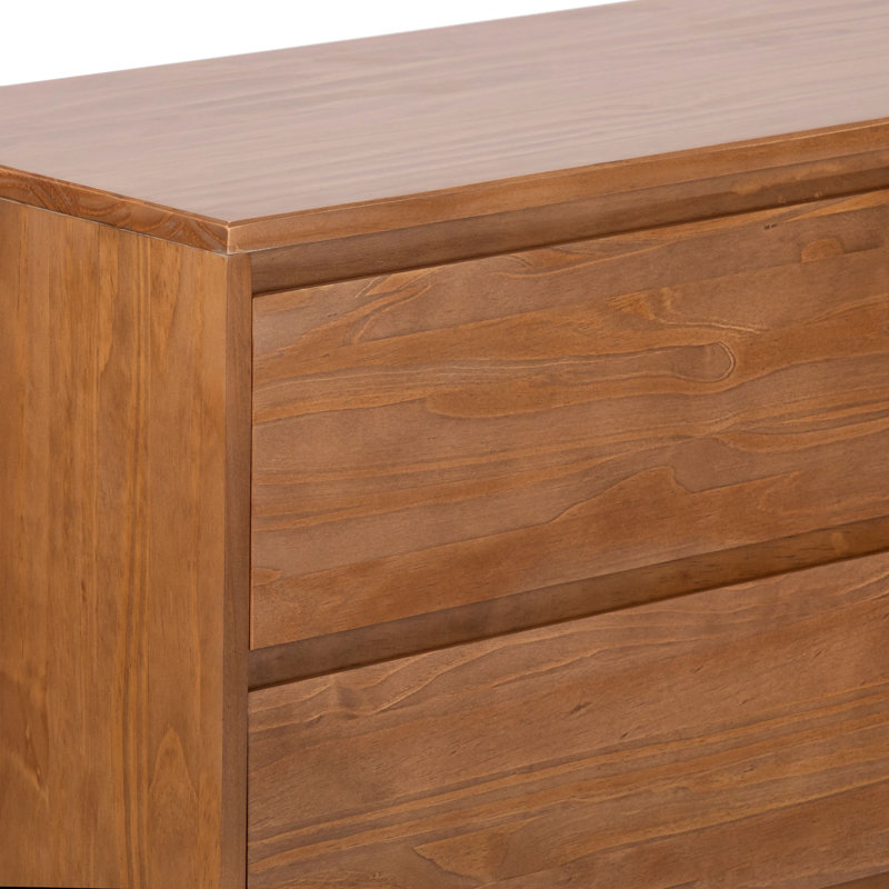 Lauritzen Scandinavian 6-Drawer Dresser, Pecan