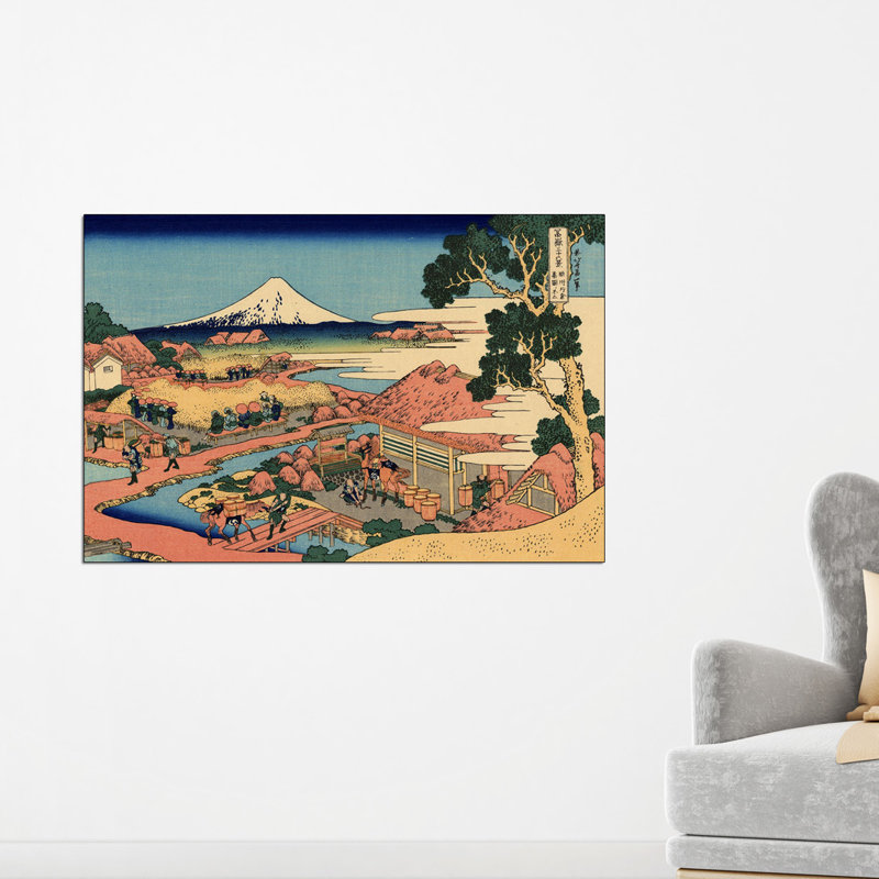 Hokusai - Wrapped Canvas Painting, 60cm H x 90cm W x 1.8cm D