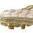 Camille Upholstered Bench in Gold