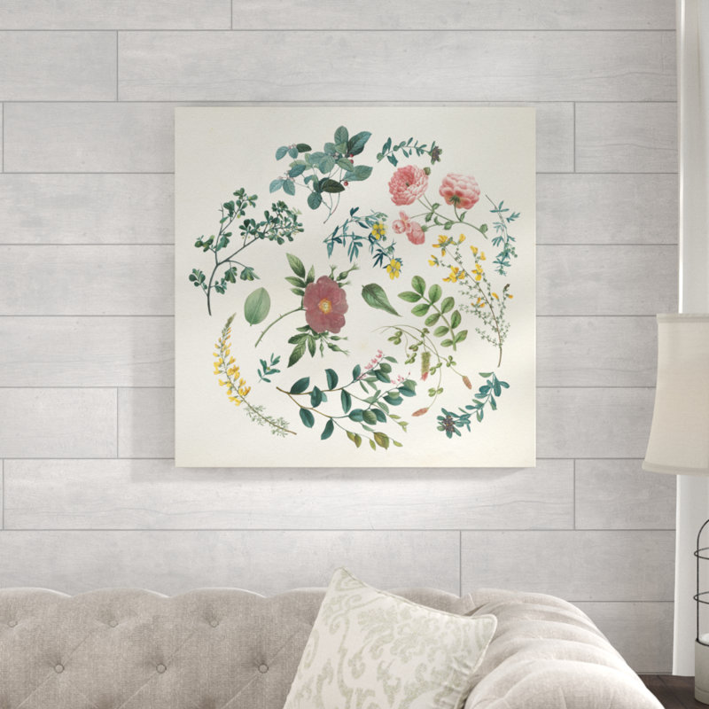 Victorian Garden II by Wild Apple Portfolio - Wrapped Canvas Painting, 76cm H x 76cm W