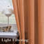 Rideaux semi-transparents avec œillets en mélange de lin - 37 po / 52 po de largeur, panneaux semi-privés et filtrant la lumière pour chambre à coucher -1267717061-1267717058