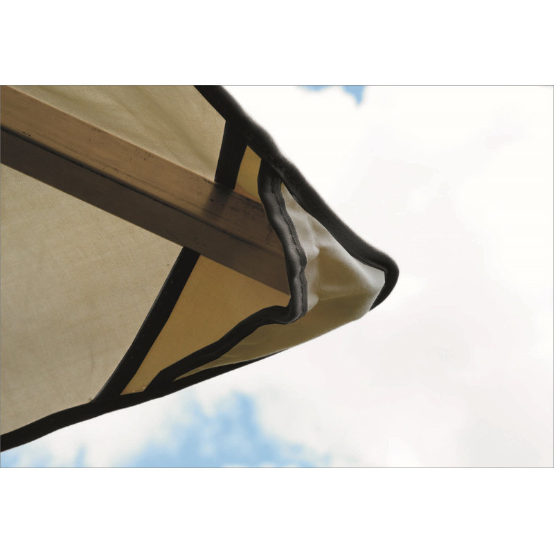 Khaki Sun-DURA 14 Ft. Square Gazebo Replacement Canopy