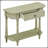 Narrow Console Table With Curved Corners, Retro Design, Top Drawer, And Open Shelf For Entryway, Hallway, And Living Room-916862837