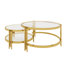 Ensemble de tables basses 2 pièces Modern, table basse gigogne