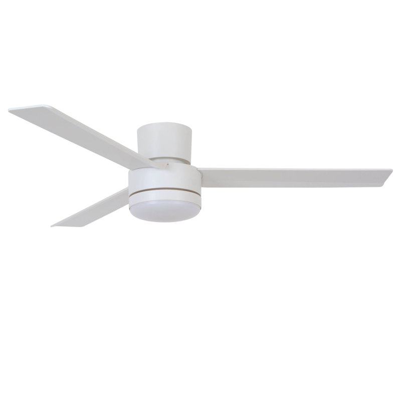 Abital 132cm Ceiling Fan with Light Kit, White