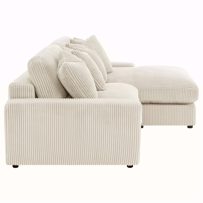 Upton Sand Reversible Sectional Sofa