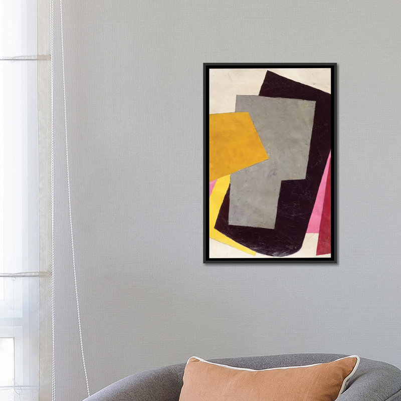 «Sans titre», impression sur toile tendue, H 26 po x l 18 po x P 1,5 po, Toile encadrée noire, Pas de tapis
