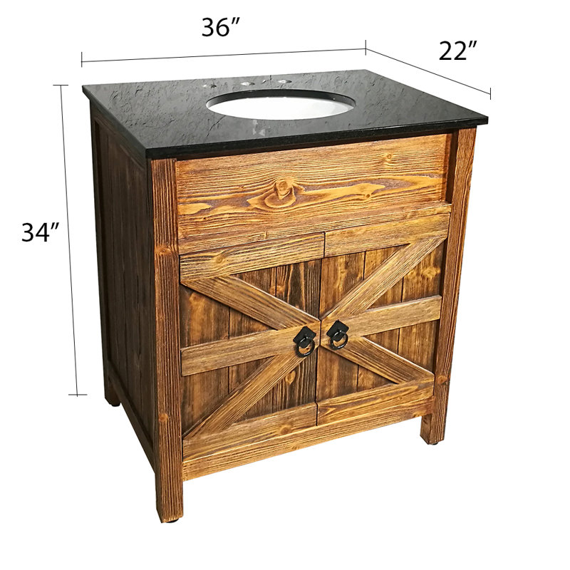 Barn Door Vanity 36 " Wide, 36"