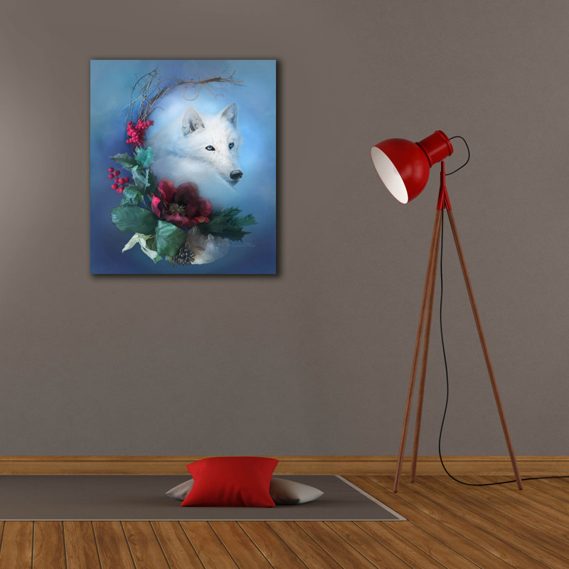 Art mural sur toile Epic Graffiti «Crescent Wild Winter Solstice» par Art and a Little Magic, H 30 po x l 26 po x P 1,5 po
