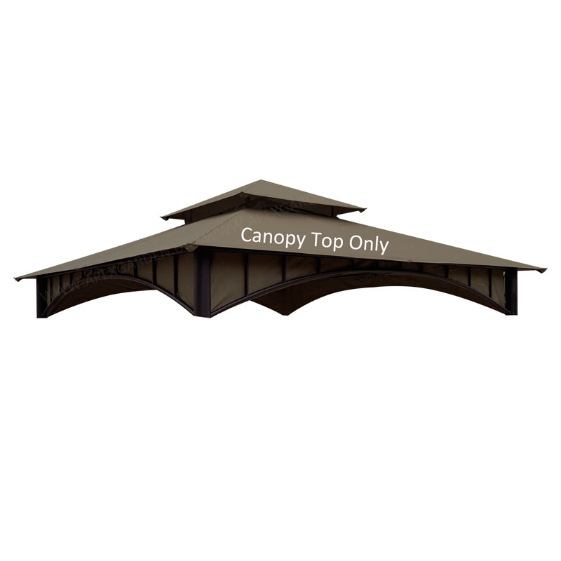 Tan Polyester Replacement Canopy Top for 10' x 10' Gazebo