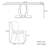 Light luxury simple rectangular dining table set-102771727