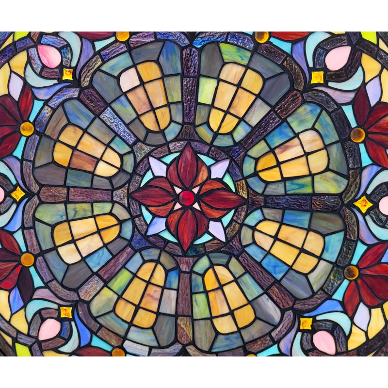 Panneau de vitrail victorien Fine Art Lighting