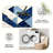 Marble Geometric Blue carpet-easy to clean, machine-washable, soft and comfortable; suitable for door mats, kitchens, living rooms, bedrooms, corridors, and laundry areas. Easy to clean, durable carpet for home decoration.-129132214