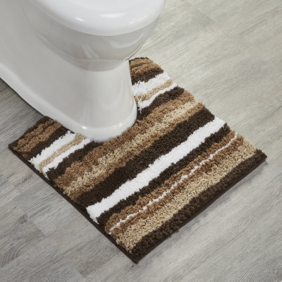 Tapis de toilette en forme de tapis unique en U 20 po x 20 po Griffie