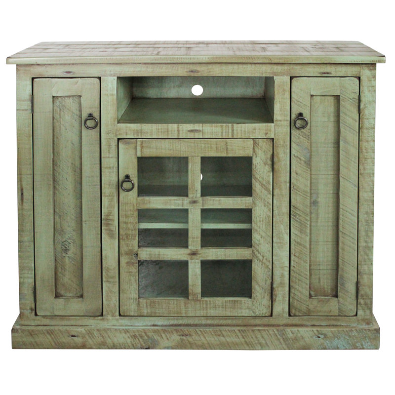 Avina Media Console, Rustic Driftwood
