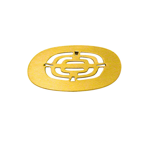 Bouchon De Vase En Laiton Poli - Diamètre 4-1/2 OD, Hauteur 2-1/4, Ancien Stock Neuf, Pour Lampe Ou Décoration