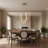 Modern 3-Lights Chandelier Kitchen Island Pendant Stairs Hanging Ceiling Fixture LED Switch Dimmable-111136574