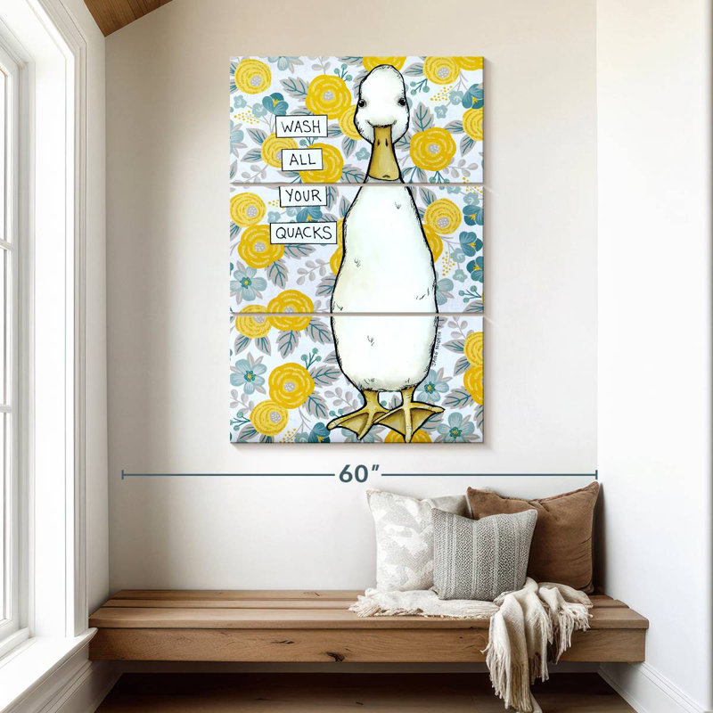 Brampt Quacks, 50" H x 32" W