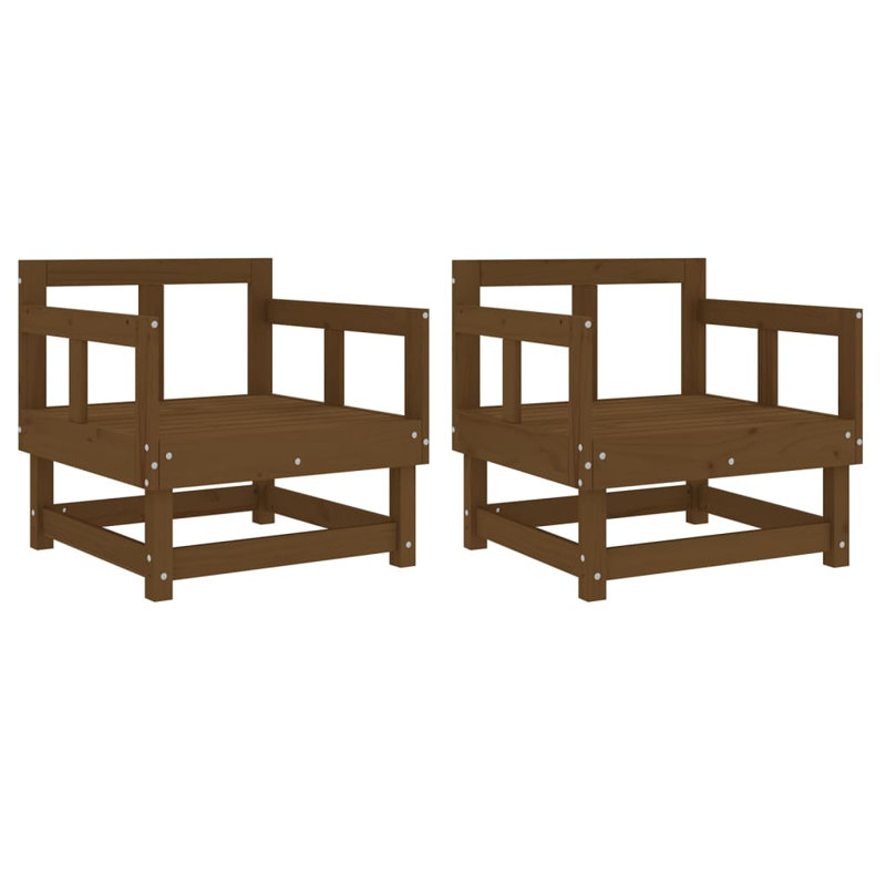 Paderna Outdoor Lounge Chair, Honey Brown