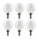 4,5 W (équivalent à 40 W), ampoule DEL G16,5 à intensité variable, culot E12 / candélabre