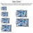 Abstract Blue Area Rug, Soft And Lightweight, Suitable For All Seasons, Easy To Maintain And Easy To Clean, Machine Washable Carpet Floor Mat, Suitable For Living Room, Bedroom, Dining Room, Balcony, Office, Room Decor, Home Decor, Outdoor Decor-985265364